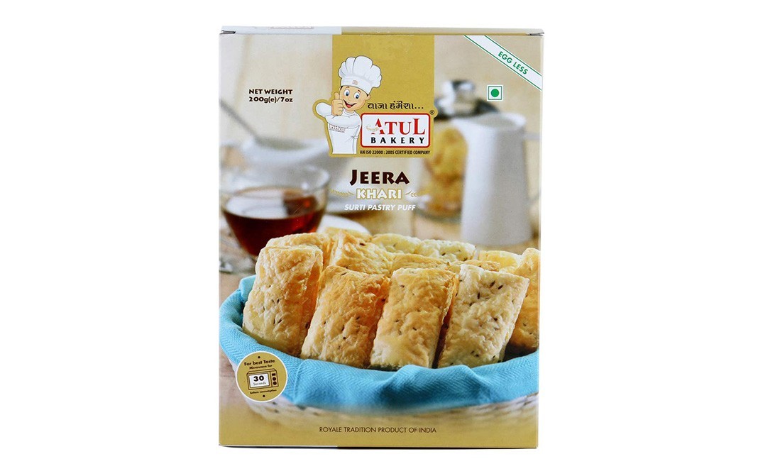 Atul Bakery Jeera Khari    Box  200 grams